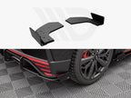 Maxton Design - STREET PRO REAR SIDE SPLITTERS (+FLAPS) HYUNDAI I20 N MK3 (2020-)