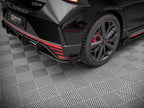 Maxton Design - STREET PRO REAR SIDE SPLITTERS (+FLAPS) HYUNDAI I20 N MK3 (2020-)