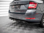 Maxton Design - CENTRAL REAR SPLITTER (VERTICAL BARS) SKODA FABIA COMBI MK3 FACELIFT (2019-)