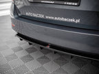 Maxton Design - CENTRAL REAR SPLITTER (VERTICAL BARS) SKODA FABIA COMBI MK3 FACELIFT (2019-)