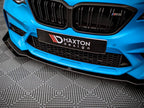 Maxton Design - STREET PRO FRONT SPLITTER V.1 (+FLAPS) BMW M2 F87 (2016-2020)