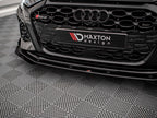Maxton Design - STREET PRO FRONT SPLITTER V.1 (+FLAPS) AUDI RS3 SPORTBACK 8Y (2020-)