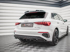 Maxton Design - Rear Splitter (Vertical Bars) Audi A3 S-Line Sportback 8Y