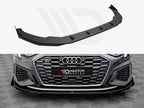 Maxton Design - Street PRO Front Splitter V.1 + Flaps Audi S3 / A3 S-Line 8Y