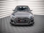 Maxton Design - Street PRO Front Splitter V.1 + Flaps Audi S3 / A3 S-Line 8Y