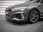 Maxton Design - Street PRO Front Splitter V.1 + Flaps Audi S3 / A3 S-Line 8Y