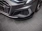 Maxton Design - Street PRO Front Splitter V.1 + Flaps Audi S3 / A3 S-Line 8Y
