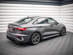 Maxton Design - Street PRO Rear Side Splitters + Flaps Audi S3 Sedan 8Y