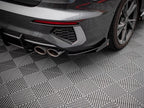 Maxton Design - Street PRO Rear Side Splitters + Flaps Audi S3 Sedan 8Y