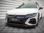 Maxton Design - Front Splitter V.1 Volkswagen Arteon R Sedan / Shooting Brake Mk1 Facelift
