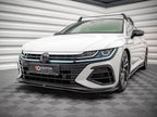 Maxton Design - Front Splitter V.3 Volkswagen Arteon R Sedan / Shooting Brake Mk1 Facelift