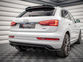 Maxton Design - CENTRAL REAR SPLITTER (VERTICAL BARS) AUDI Q3 8U FACELIFT (2014-2018)
