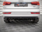 Maxton Design - CENTRAL REAR SPLITTER (VERTICAL BARS) AUDI Q3 8U FACELIFT (2014-2018)