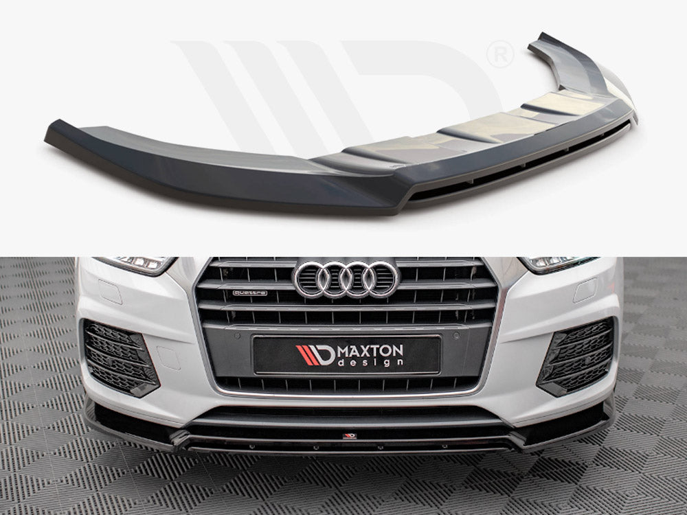 Maxton Design - FRONT SPLITTER V.2 AUDI Q3 8U FACELIFT (2014-2018)