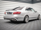 Maxton Design - REAR SPLITTER (VERTICAL BARS) MERCEDES E AMG-LINE SEDAN W212 FACELIFT (2012-2016)