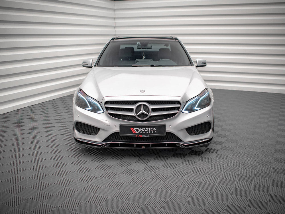 Maxton Design - FRONT SPLITTER V.2 MERCEDES E AMG-LINE SEDAN W212 FACELIFT (2012-2016)