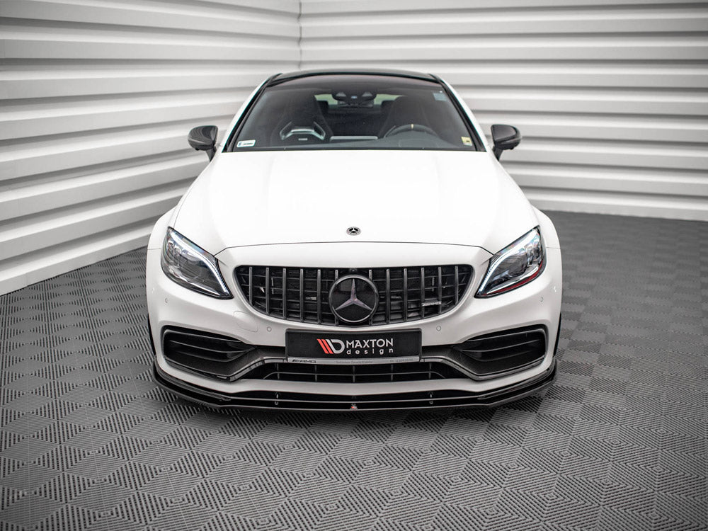 Maxton Design - FRONT SPLITTER V.1 MERCEDES-AMG C63 COUPE AMG AERO PACK C205 FACELIFT
