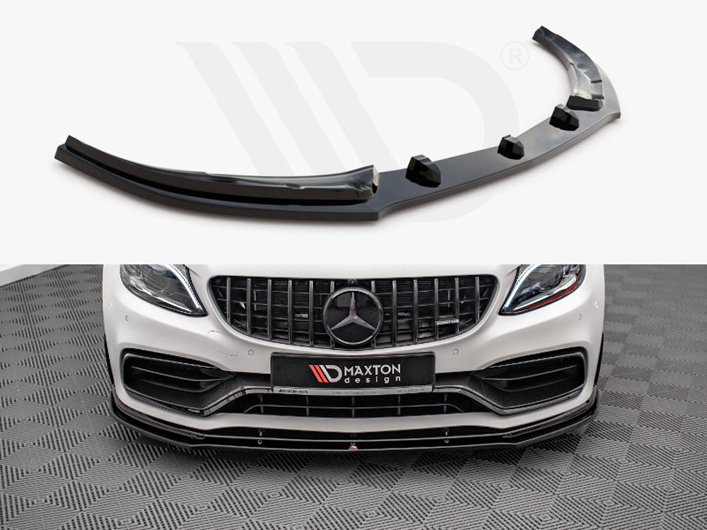 Maxton Design - FRONT SPLITTER V.1 MERCEDES-AMG C63 COUPE AMG AERO PACK C205 FACELIFT