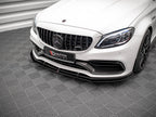 Maxton Design - FRONT SPLITTER V.1 MERCEDES-AMG C63 COUPE AMG AERO PACK C205 FACELIFT