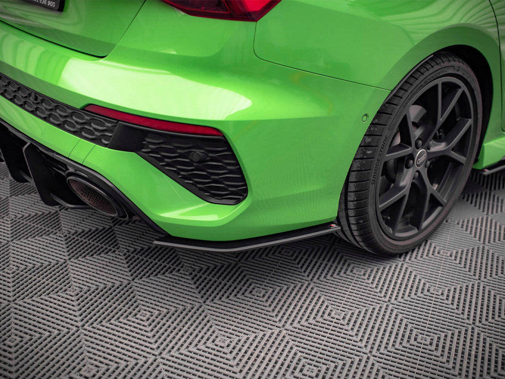Maxton Design - STREET PRO REAR SIDE SPLITTERS AUDI RS3 SEDAN 8Y (2020-)