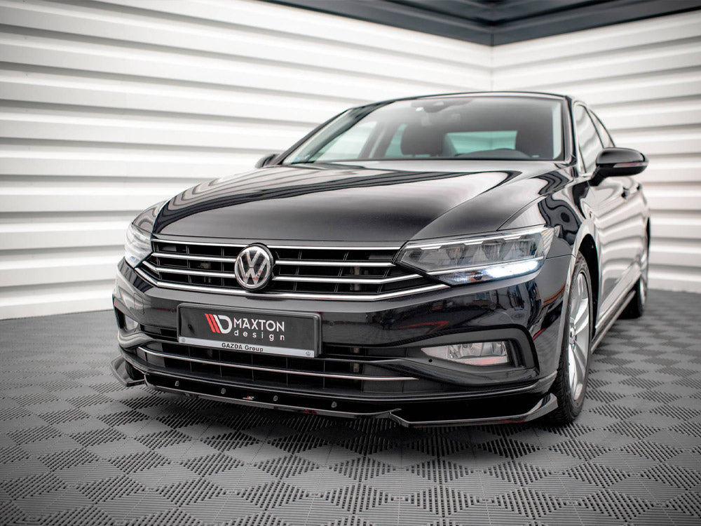 Maxton Design - FRONT SPLITTER V.1 VW PASSAT B8 FACELIFT (2019-2023)