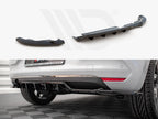 Maxton Design - CENTRAL REAR SPLITTER (VERTICAL BARS) RENAULT CLIO MK5 (2019-2023