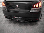 Maxton Design - CENTRAL REAR SPLITTER (VERTICAL BARS) PEUGEOT 508 GT MK1 FACELIFT (2014-2018)