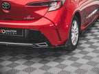 Maxton Design - CENTRAL REAR SPLITTER (+FLAPS) TOYOTA COROLLA GR SPORT HATCHBACK XII (2019-2023)