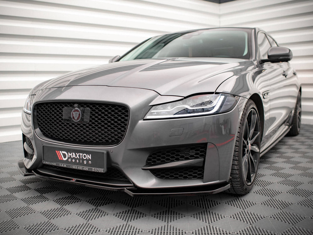 Maxton Design - FRONT SPLITTER V.1 JAGUAR XF R-SPORT MK2 (2015-2020)