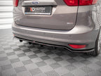 Maxton Design - CENTRAL REAR SPLITTER (VERTICAL BARS) FORD C-MAX MK2 (2010-2014)
