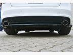 Maxton Design - Central Rear Splitter (Vertical Bars) Audi A5 S-line 8T FL Coupe / Sportback (2011-2016)