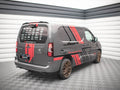 Maxton Design - CENTRAL REAR SPLITTER (VERTICAL BARS) PEUGEOT PARTNER MK3 (2018-)