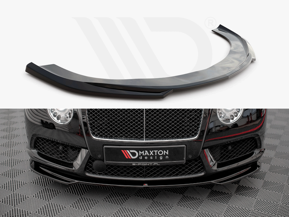 Maxton Design - FRONT SPLITTER V.2 BENTLEY CONTINENTAL GT V8 S MK2 (2014-2016)