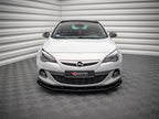 Maxton Design - STREET PRO FRONT SPLITTER V.1 (+FLAPS) OPEL ASTRA GTC OPC-LINE J (2011-2018)