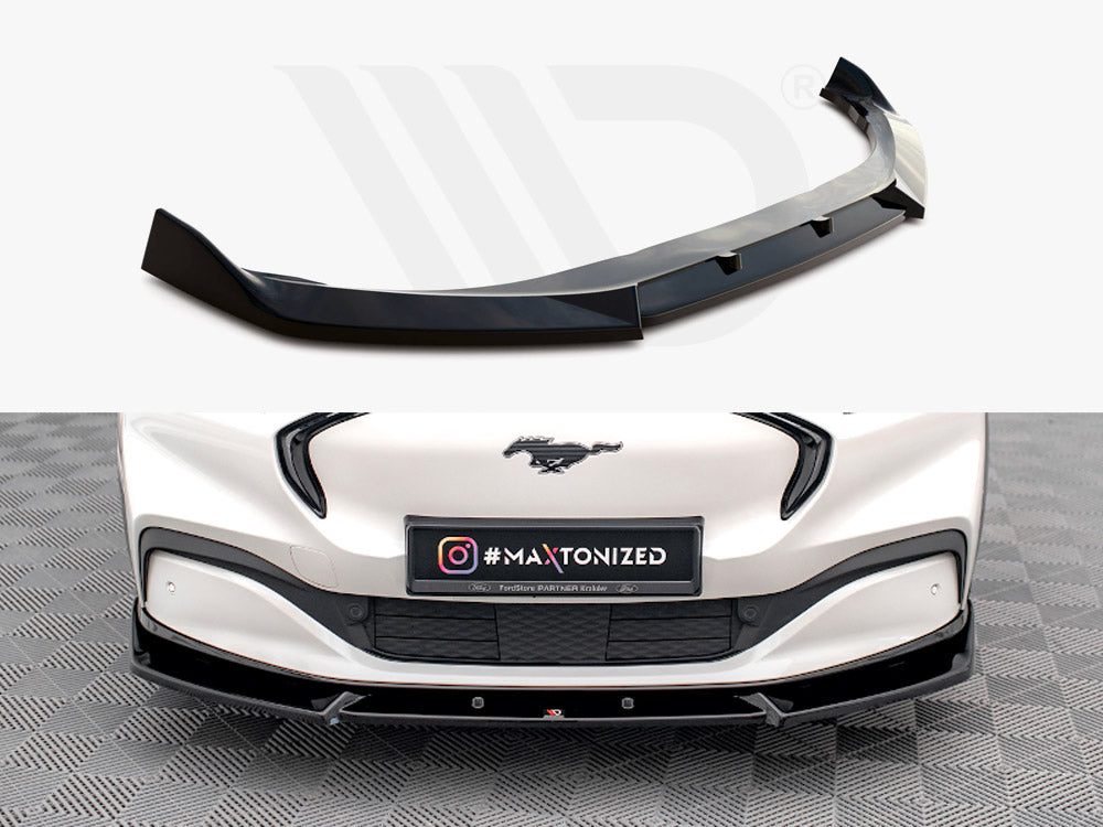 Maxton Design - FRONT SPLITTER V.1 FORD MUSTANG MACH-E MK1