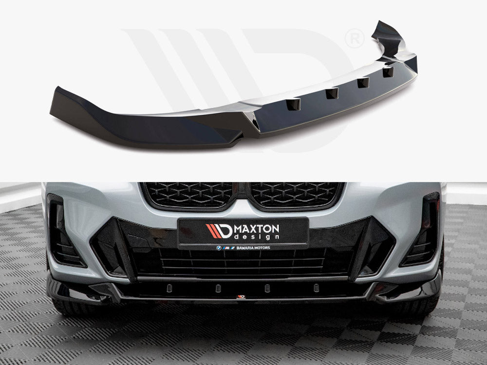 Maxton Design - FRONT SPLITTER V.2 BMW X4 M-PACK G02 FACELIFT