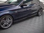 Maxton Design - SIDE SKIRTS SPLITTERS MERCEDES C43 AMG W205 (2018-UP)