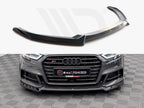 Maxton Design - FRONT SPLITTER V.3 AUDI S3 SPORTBACK 8V FACELIFT