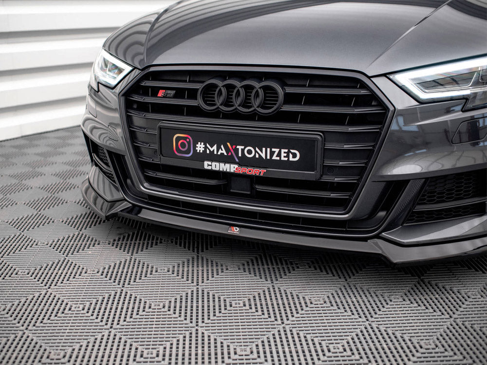 Maxton Design - FRONT SPLITTER V.3 AUDI S3 SPORTBACK 8V FACELIFT