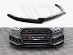Maxton Design - FRONT SPLITTER V.2 AUDI S3 SPORTBACK 8V FACELIFT