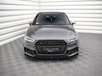 Maxton Design - FRONT SPLITTER V.2 AUDI S3 SPORTBACK 8V FACELIFT