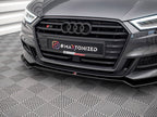 Maxton Design - FRONT SPLITTER V.2 AUDI S3 SPORTBACK 8V FACELIFT
