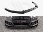 Maxton Design - FRONT SPLITTER V.1 AUDI S3 SPORTBACK 8V FACELIFT