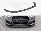 Maxton Design - STREET PRO FRONT SPLITTER AUDI S3 SPORTBACK 8V FACELIFT