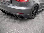 Maxton Design - STREET PRO REAR SIDE SPLITTERS AUDI S3 SPORTBACK 8V FACELIFT
