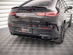 Maxton Design - CENTRAL REAR SPLITTER (VERTICAL BARS) MERCEDES GLE COUPE AMG LINE C167