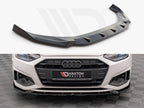 Maxton Design - FRONT SPLITTER V.1 AUDI A4 B9 FACELIFT