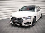Maxton Design - FRONT SPLITTER V.2 AUDI A4 B9 FACELIFT