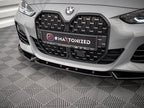 Maxton Design - FRONT SPLITTER V.2 BMW 4 / I4 GRAN COUPE M-PACK / M440I G26