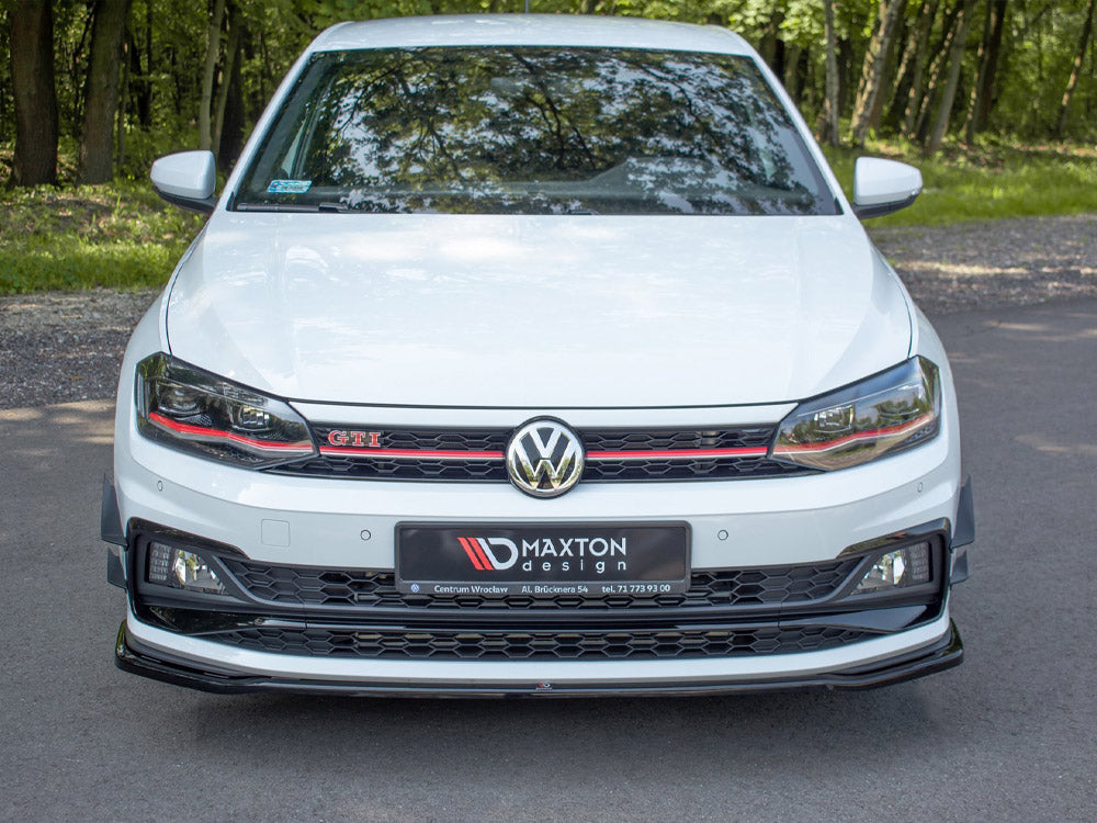 Maxton Design - Front Splitter V.2 Volkswagen Polo GTI / R-Line Mk6 (2017-2021)